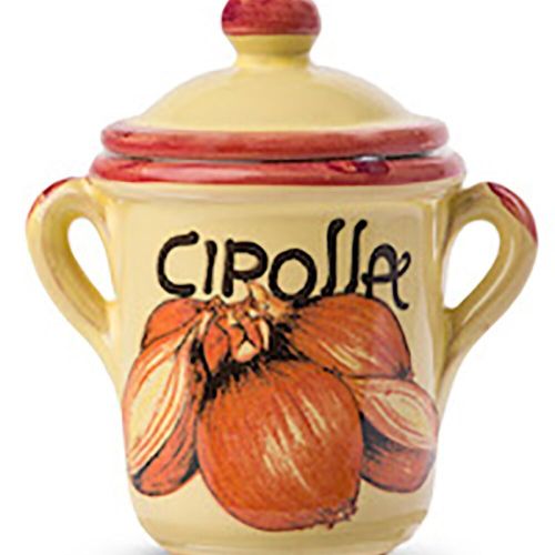 Cipolla secca in coccio in ceramica artigianale