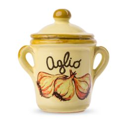 Aglio in coccio in ceramica artigianale