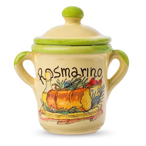Rosmarino in coccio in ceramica artigianale