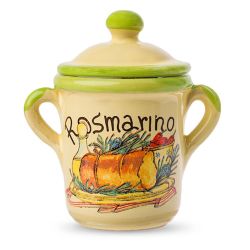 Rosmarino in coccio in ceramica artigianale