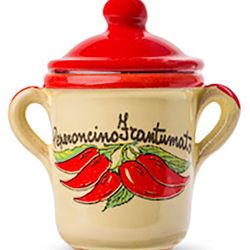 Peperoncino piccante fine in coccio in ceramica artigianale