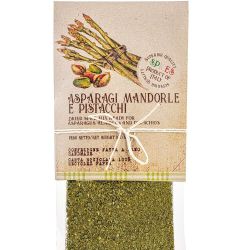 Ricetta per Pasta con asparagi, mandorle e pistacchi spezia in busta