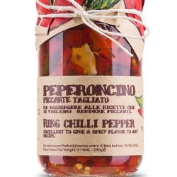 Pezzetti di peperoncino rossi piccanti